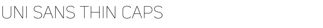Uni Sans Thin CAPS