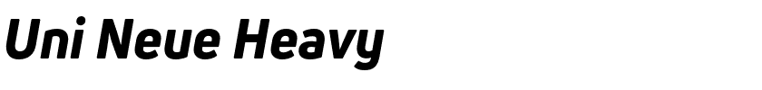 Uni Neue Heavy