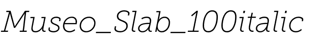 Museo_Slab_100italic