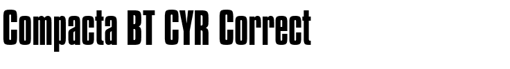 Compacta BT CYR Correct