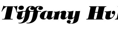 粗体英文字体Tiffany HvIt