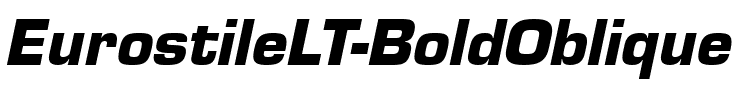 EurostileLT-BoldOblique