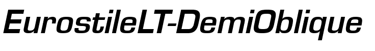 EurostileLT-DemiOblique