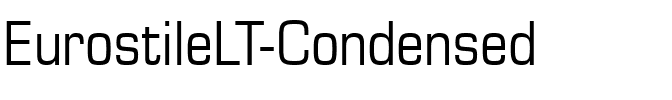 EurostileLT-Condensed