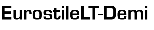 EurostileLT-Demi